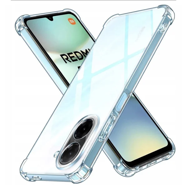 Techsuit Shockproof Silicone Case for Xiaomi Redmi A5 4G, Transparent 1
