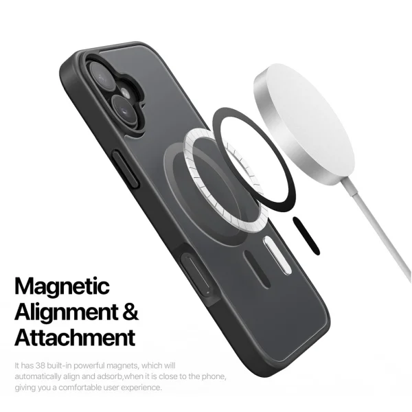 Калъф Dux Ducis Yind MagSF за iPhone 17, черен 5