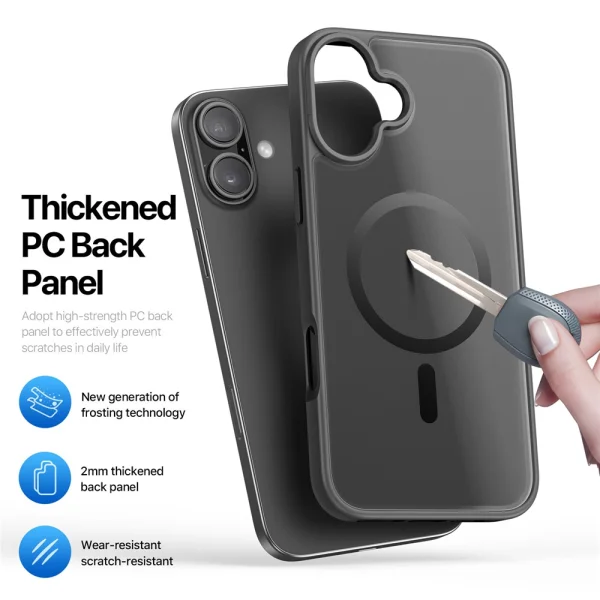 Калъф Dux Ducis Yind MagSF за iPhone 17, черен 6
