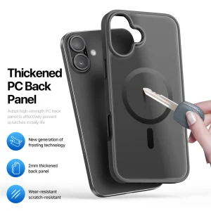 Калъф Dux Ducis Yind MagSF за iPhone 17, черен 6