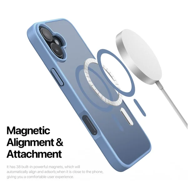 Dux Ducis Yind MagSF Case for iPhone 17, light blue 5