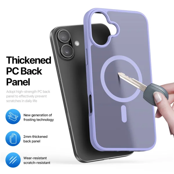 Dux Ducis Yind MagSF Case for iPhone 17, light purple 6