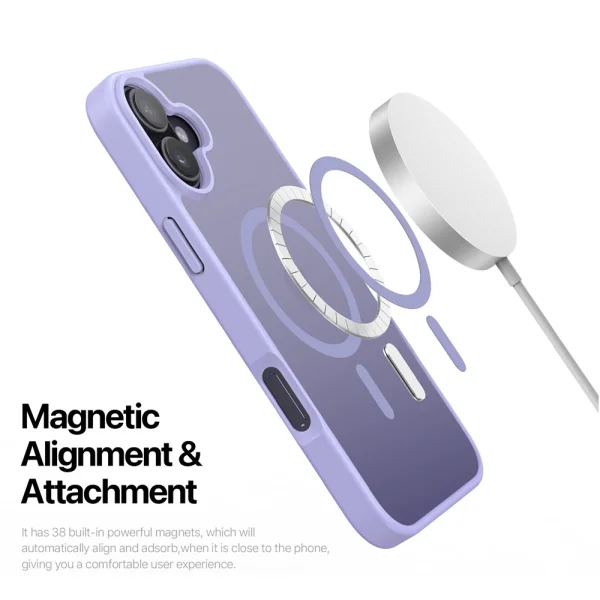Dux Ducis Yind MagSF Case for iPhone 17, light purple 5