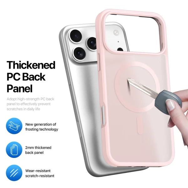 Case Dux Ducis Yind MagSF for iPhone 17 Pro, light pink 6