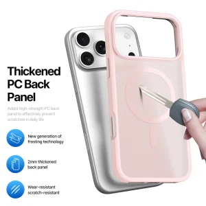 Case Dux Ducis Yind MagSF for iPhone 17 Pro, light pink 6