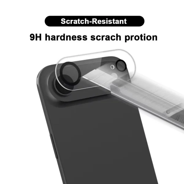 Стъклен протектор Wanlonfeng за камерата на iPhone 17 Air, прозрачен 3