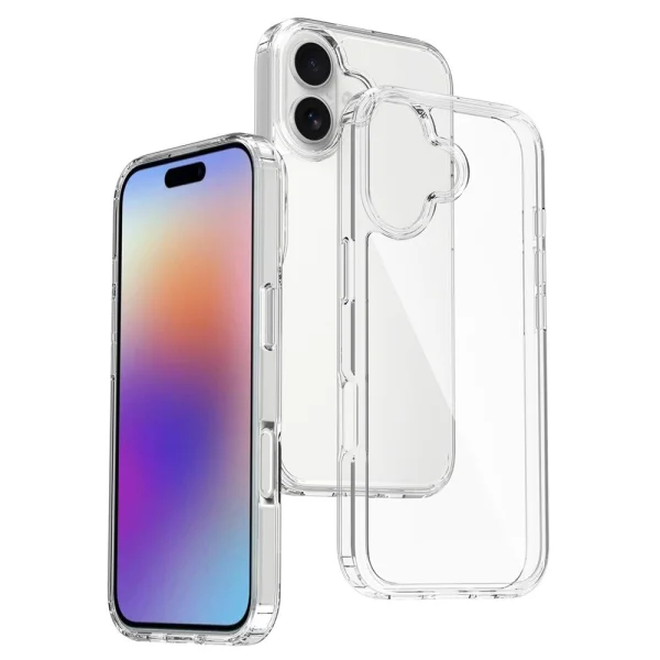 Калъф Shockproof Acrylic за iPhone 17, прозрачен 1