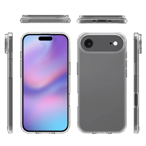 Калъф Shockproof Acrylic за iPhone 17 Air, прозрачен 2