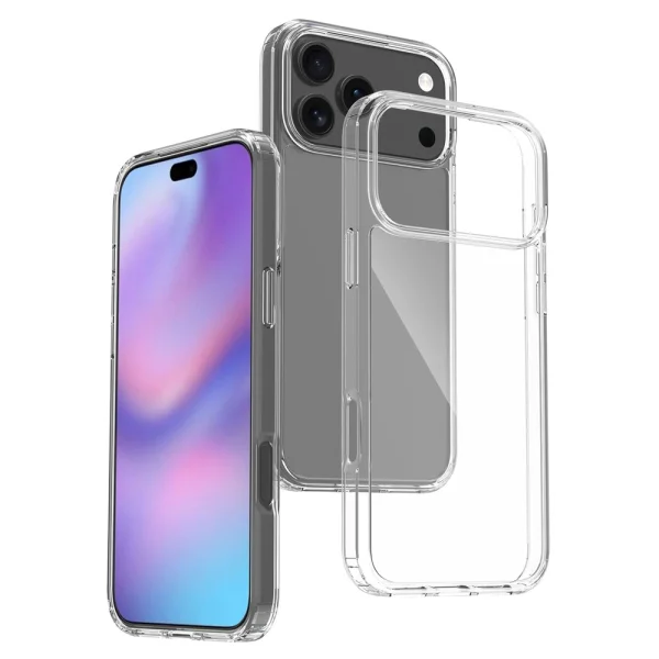 Калъф Shockproof Acrylic за iPhone 17 Pro Max, прозрачен 1