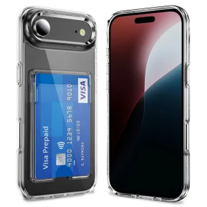 Калъф Card Holder за iPhone 17 Air, прозрачен