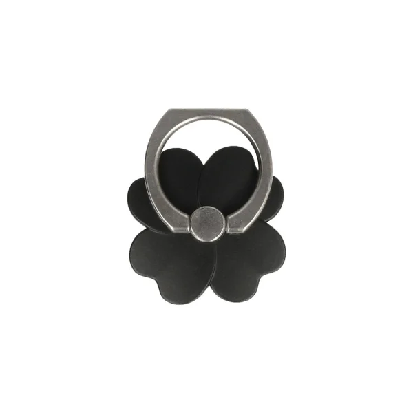 Ring Flower Phone Holder, black flower 1