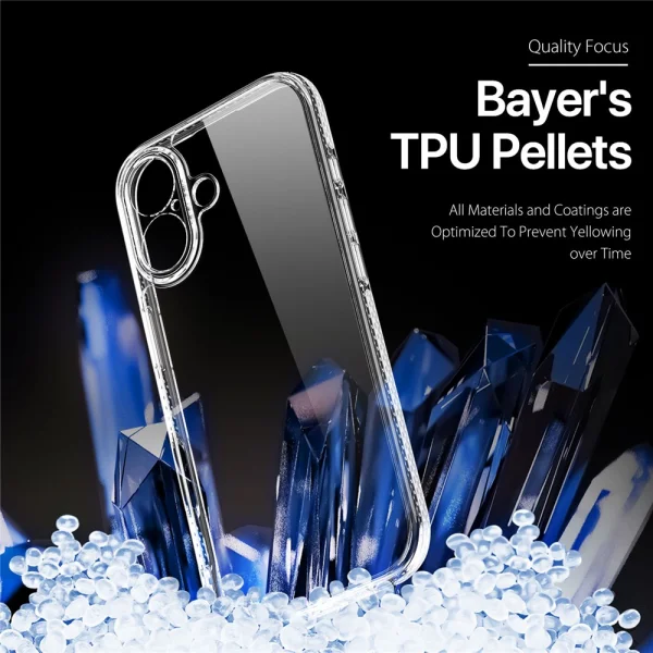 Dux Ducis Clin Anti-drop case for iPhone 17, transparent 4