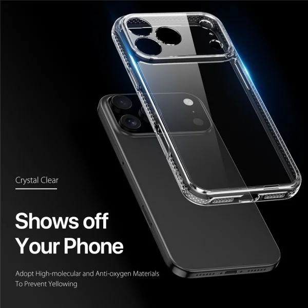 Калъф Dux Ducis Clin Anti-drop за iPhone 17 Pro Max, прозрачен 2