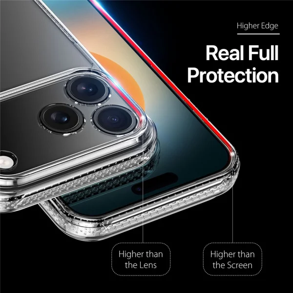 Калъф Dux Ducis Clin Anti-drop за iPhone 17 Pro Max, прозрачен 3