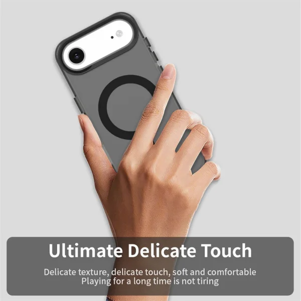 Plastic case Anti Drop Hybrid MagSF for iPhone 17 Air, black 6