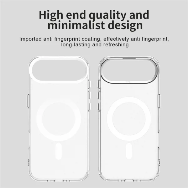 Plastic case Anti Drop Hybrid MagSF for iPhone 17 Air, white 4