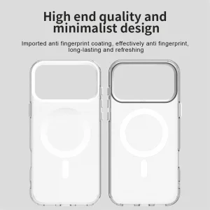 Plastic case Anti Drop Hybrid MagSF for iPhone 17 Pro, white 4
