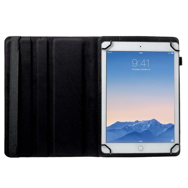Universal wallet case, transforming into a stand, suitable for 9 to 10 inches, Black 2