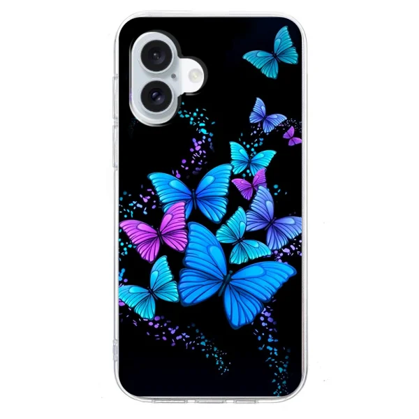 Silicone case for iPhone 17, Butterflies 2