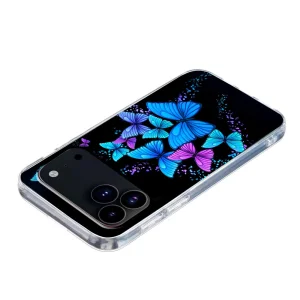 Silicone Case for iPhone 17 Pro, Butterflies 3