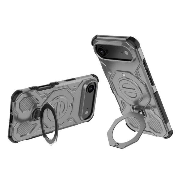 Magnetic Metal Kickstand case for iPhone 17 Air, grey 2