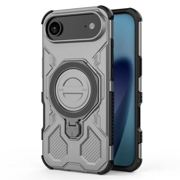 Magnetic Metal Kickstand case for iPhone 17 Air, grey 4