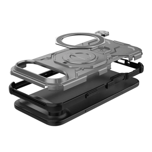 Magnetic Metal Kickstand case for iPhone 17 Air, grey 3