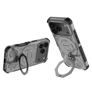 Калъф Magnetic Metal Kickstand за iPhone 17 Pro, сив 3