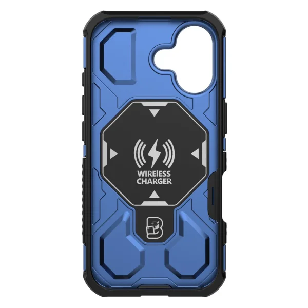 Калъф Magnetic Metal Kickstand за iPhone 17, син 5