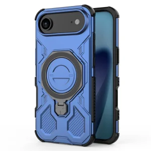 Magnetic Metal Kickstand Case for iPhone 17 Air, blue 4
