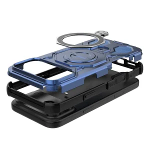 Калъф Magnetic Metal Kickstand за iPhone 17 Pro, син 4