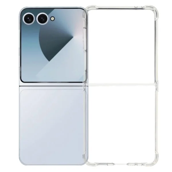 Силиконов калъф за Samsung Galaxy Z Flip7 5G, прозрачен 1