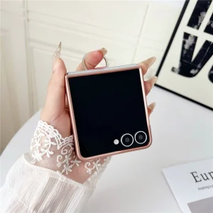 Калъф Ring Holder Anti Drop за Samsung Galaxy Z Flip7 5G, розов 3