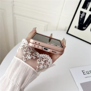 Калъф Ring Holder Anti Drop за Samsung Galaxy Z Flip7 5G, розов 4