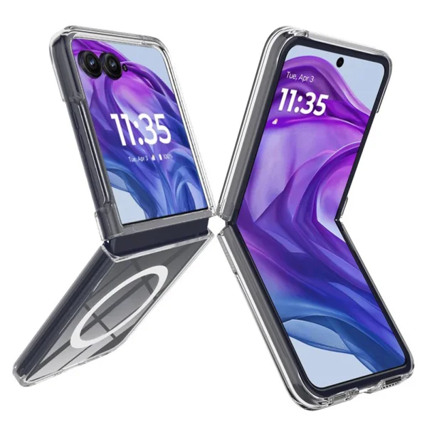 Калъф Acrylic MagSF за Motorola Razr Ultra 2025 5G / Razr 60 Ultra 5G, прозрачен 1
