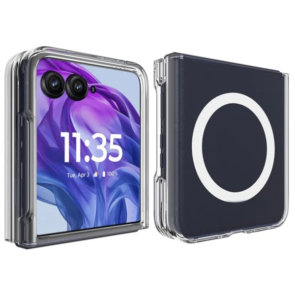 Калъф Acrylic MagSF за Motorola Razr Ultra 2025 5G / Razr 60 Ultra 5G, прозрачен 3