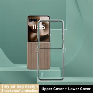 Силиконов калъф IMAK UX-6 за Motorola Razr 60 Ultra 5G, прозрачен 3