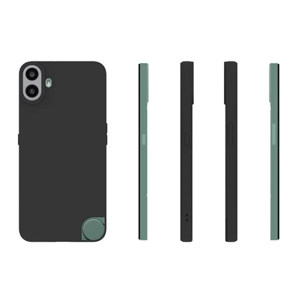 Anti-Scratch Silicone Case for Nothing CMF Phone 1, black 3