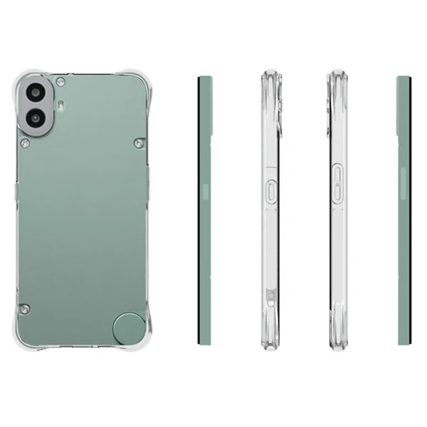 Silicone case Non-Slip for Nothing CMF Phone 1, transparent 2