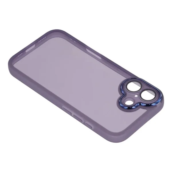 Silicone Case with Glass Protector Wanlonfeng Dksm for iPhone 17, Purple 6