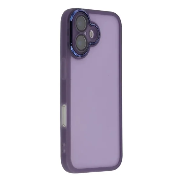 Silicone Case with Glass Protector Wanlonfeng Dksm for iPhone 17, Purple 2