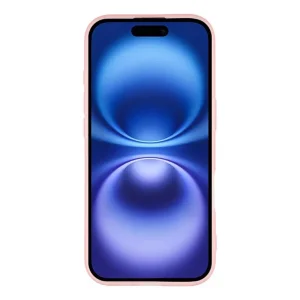 Silicone case with glass protector Wanlonfeng Dksm for iPhone 17, pink 3