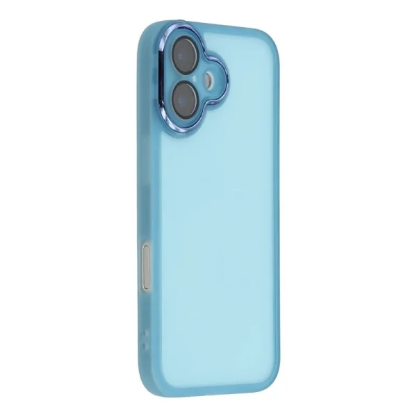 Silicone case with glass protector Wanlonfeng Dksm for iPhone 17, Blue 2