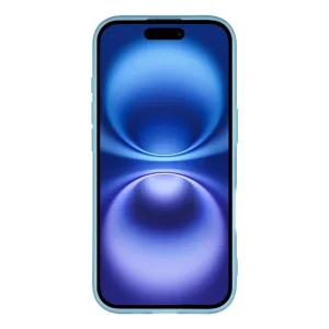 Silicone case with glass protector Wanlonfeng Dksm for iPhone 17, Blue 5