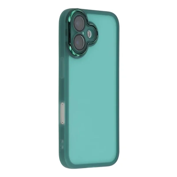 Silicone case with glass screen protector Wanlonfeng Dksm for iPhone 17, green 2
