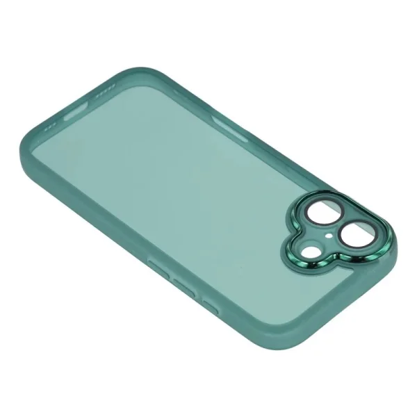 Silicone case with glass screen protector Wanlonfeng Dksm for iPhone 17, green 5