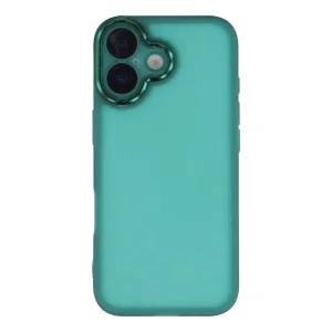 Silicone case with glass screen protector Wanlonfeng Dksm for iPhone 17, green 4