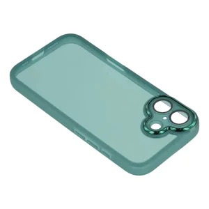 Silicone case with glass screen protector Wanlonfeng Dksm for iPhone 17, green 5