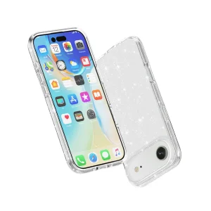 Glitter Shiny case for iPhone 17 Air, transparent with glitter particles 5