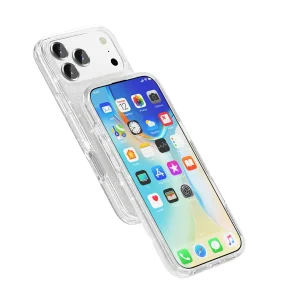 Калъф Glitter Shiny за iPhone  17 Pro Max, прозрачен с бляскави частици 6